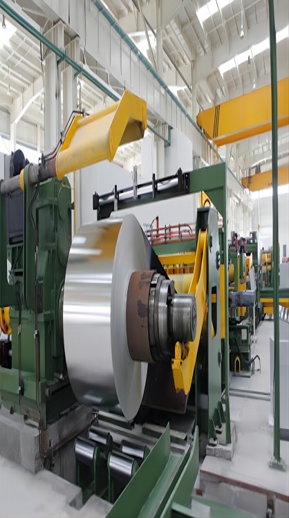 Tension and straightening machine production line